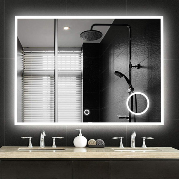 Ivy Bronx Irizarry LED Dimmable Lighted Bathroom/Vanity Mirror